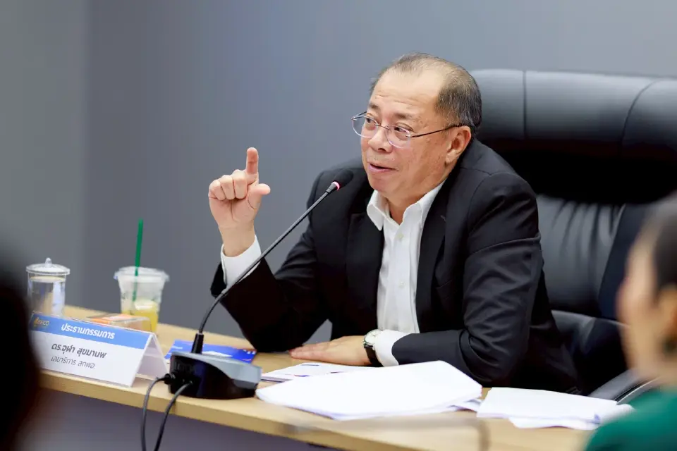 ดร.จุฬา สุขมานพ เลขาธิการคณะกรรมการนโยบายเขตพัฒนาพิเศษภาคตะวันออก (สกพอ.)