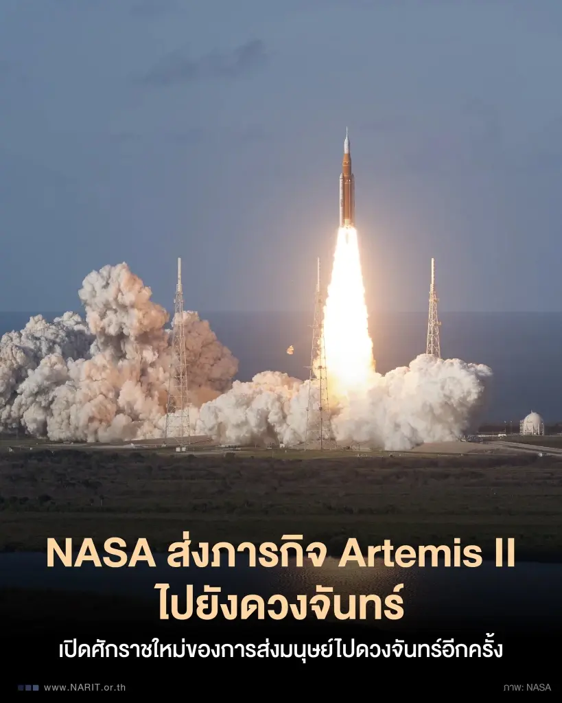 เปิดภารกิจ Artemis II พานักบินไปโคจรรอบดวงจันทร์ในรอบ 53 ปี