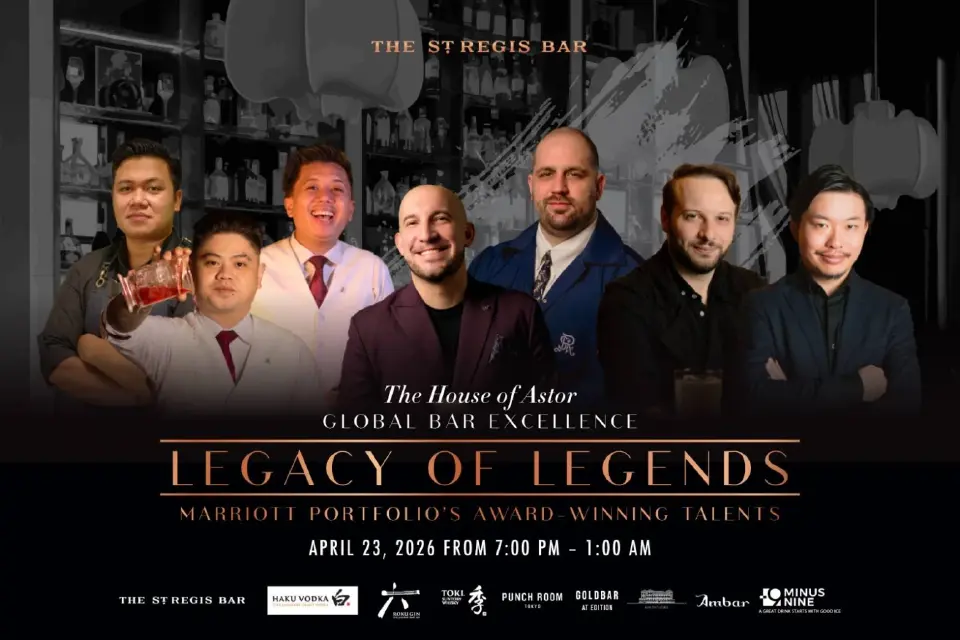 'เซนต์ รีจิส กรุงเทพฯ' จัดเต็ม รวมบาร์อันดับ 1 ของโลกและเอเชีย 4 วันเต็ม