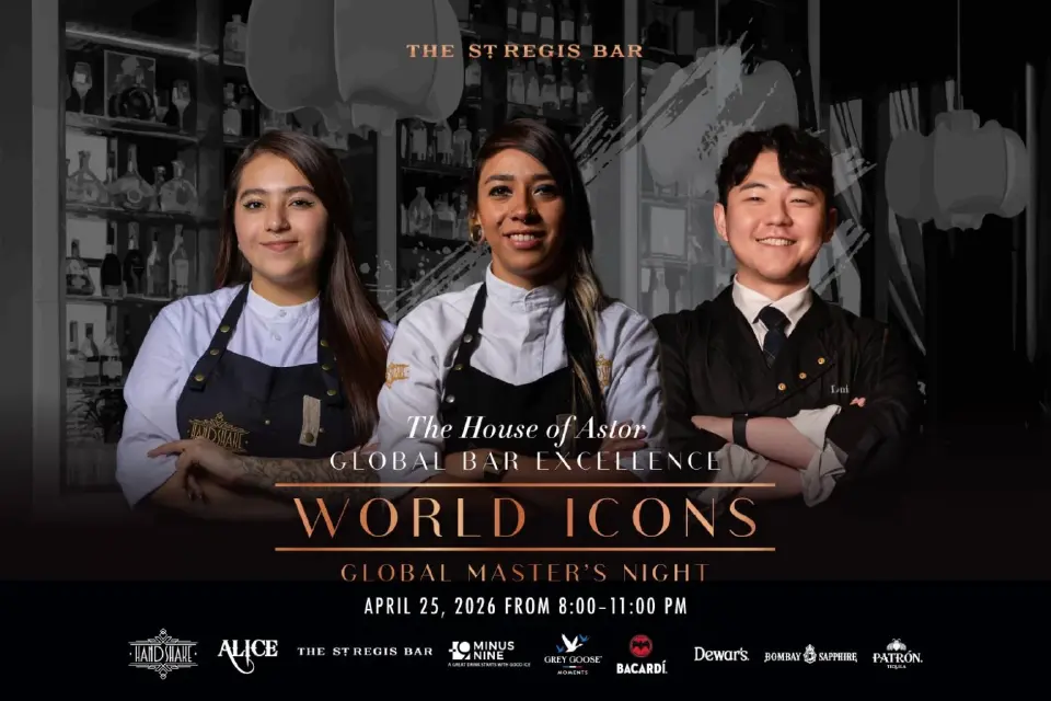 'เซนต์ รีจิส กรุงเทพฯ' จัดเต็ม รวมบาร์อันดับ 1 ของโลกและเอเชีย 4 วันเต็ม