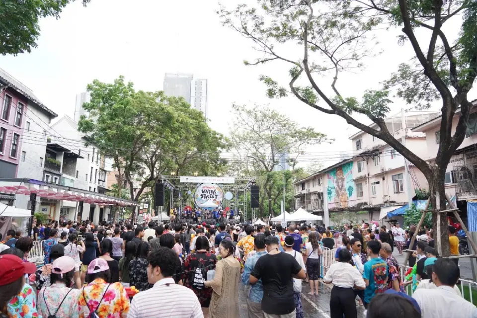 สงกรานต์บรรทัดทอง 'Water Street 2026' เล่นน้ำ-กิน-ดูฟรีคอนเสิร์ต 3 วันจัดเต็ม