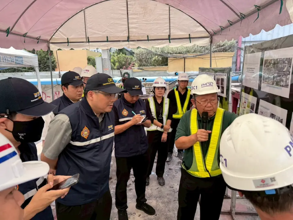 กรมราง จี้ผู้รับเหมาปรับแผน ‘รถไฟฟ้าสายสีม่วงใต้’ แก้ปัญหาถนนสามเสนทรุด