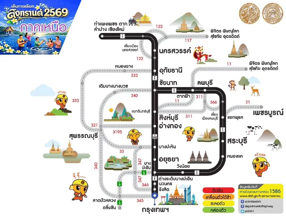 กรุงเทพฯ – ภาคเหนือ 