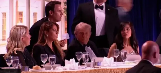 เปิดภาพนาทีชีวิต! ยิงสนั่นงานทำเนียบขาว อพยพ ‘ทรัมป์’ หนีตาย-แขกหมอบวุ่น