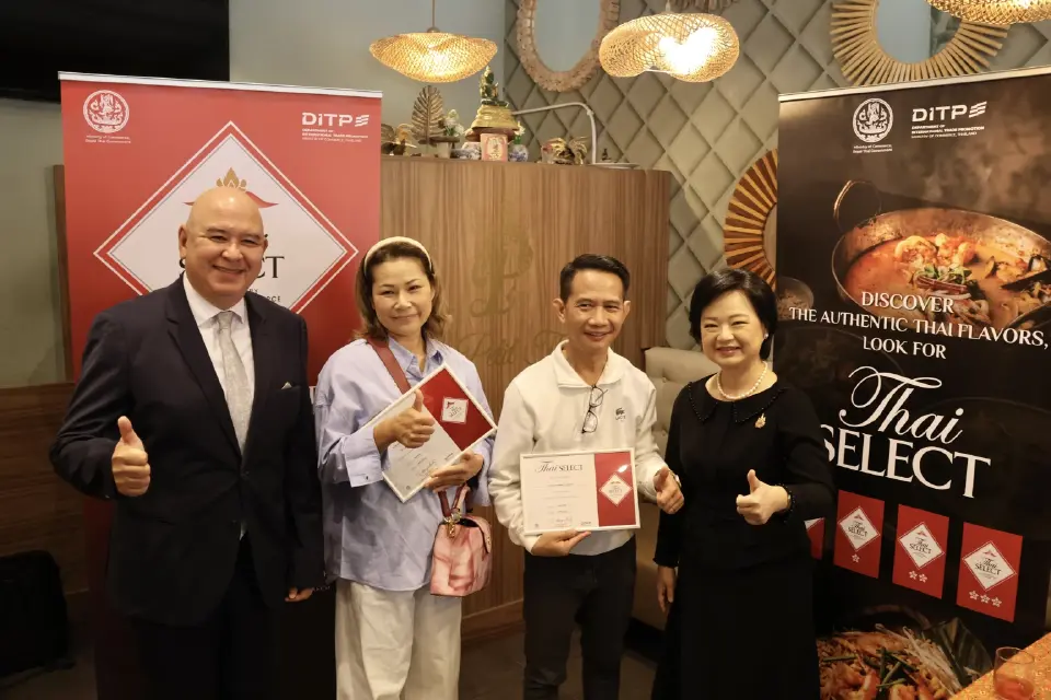 มอบตรา Thai Select  ให้กับร้านอาหารไทย 2 ร้านในเมืองมาราเกซ