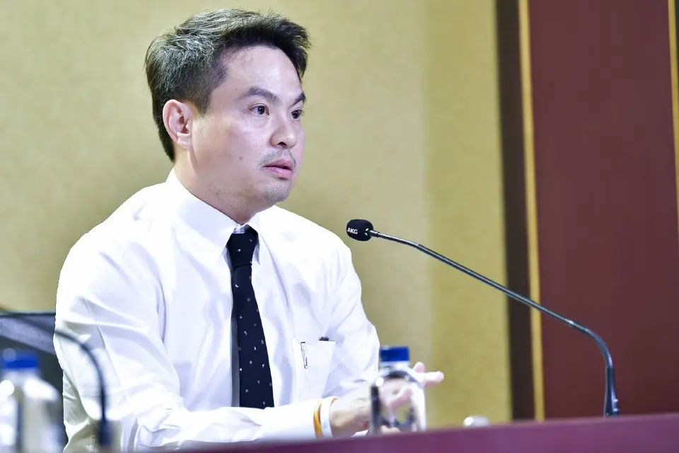 นายภราดร ปริศนานันทกุล รัฐมนตรีประจำสำนักนายกรัฐมนตรี แถลงการจัดทำงบประมาณรายจ่ายประจำปีงบประมาณ พ.ศ. 2570 