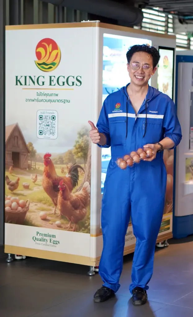 ปั้นโมเดล Farm to Table ขายไข่ผ่านตู้ Vending ตั้งเป้า 10,000 จุดทั่วไทย