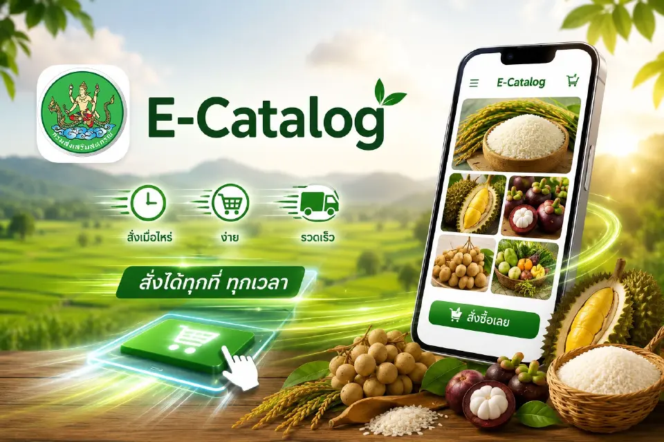 คลิกสั่งซื้อสินค้า คลิก “E-Catalog” 