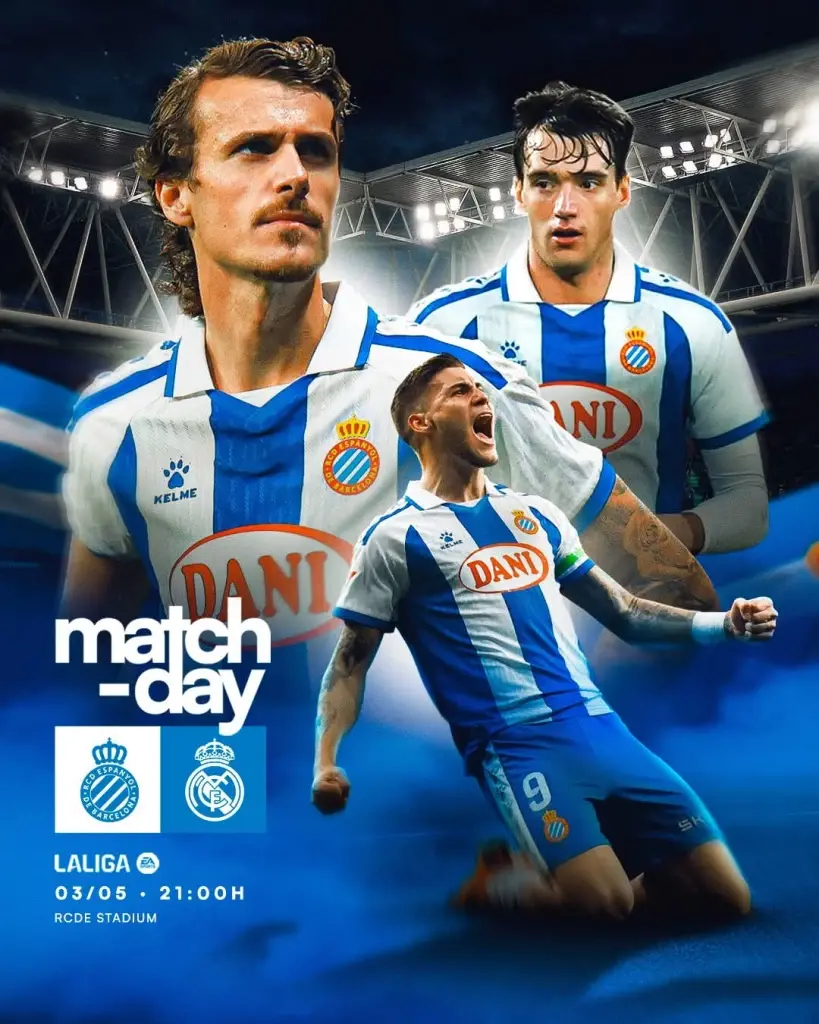 LIVE ถ่ายทอดสด 'เอสปันญ่อล vs เรอัล มาดริด' ดูบอลสดลาลีกาคืนนี้ 02.00 น.