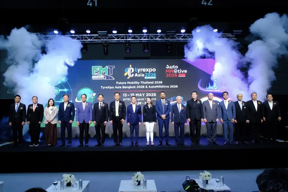 ไทยประกาศความพร้อมเป็นศูนย์กลางอุตสาหกรรมยานยนต์แห่งอนาคต งาน Future Mobility Thailand 2026 ผนึก TyreXpo Asia Bangkok และ AutoMROtive