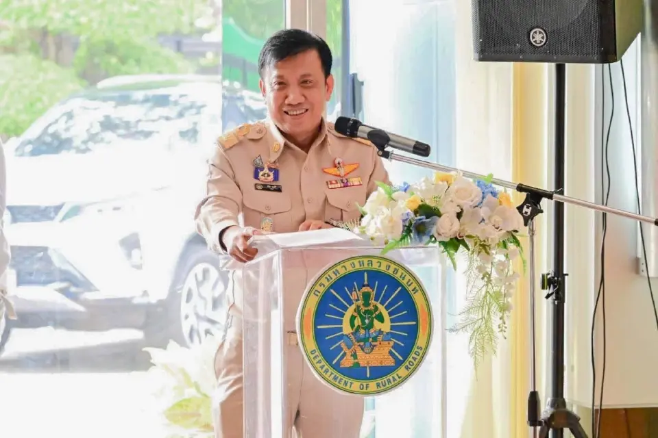 นายพิชิต หุ่นศิริ อธิบดีกรมทางกลวงชนบท (ทช.) มอบนโยบายข้าราชการในองค์กร