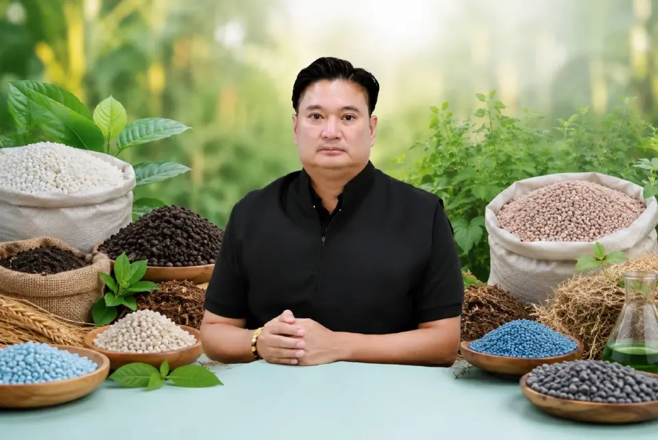 นายรพีภัทร์ จันทรศรีวงศ์ อธิบดีกรมวิชาการเกษตร และนายกสมาคมดินและปุ๋ยแห่งประเทศไทย