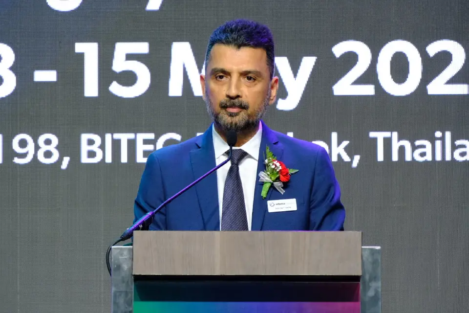 Mr.Sukumar Verma กรรมการผู้จัดการ – Maritime &amp; Energy, Informa Markets Singapore ผู้จัดงาน TyreXpo Asia Bangkok 