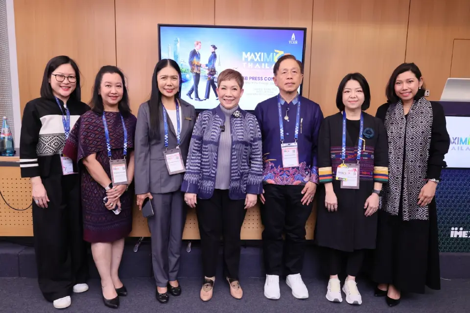 ดร.ศุภวรรณ ตีระรัตน์ ผู้อำนวยการทีเส็บ นำทีมผู้บริหารและพันธมิตรไมซ์ไทยประกาศความพร้อมในงาน IMEX Frankfurt 2026