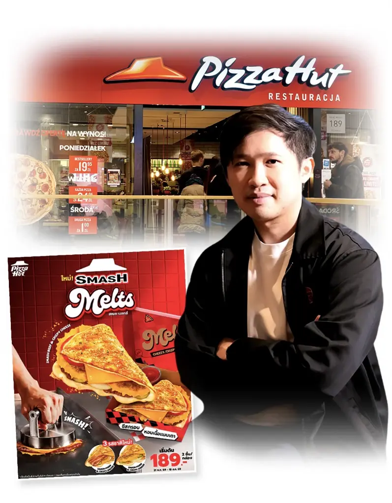 นายชนินทร์ นาคะรัตนากร ประธานเจ้าหน้าที่ฝ่ายการตลาด (CMO) บริษัท พีเอช แคปปิตอล จำกัด ผู้บริหารแฟรนไชส์ “Pizza Hut” ในประเทศไทย