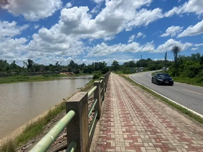 ครงการก่อสร้างเขื่อนป้องกันตลิ่งริมคลองอู่ตะเภา บริเวณบ้านคุ้งน้ำคอวัง–บ้านหนองนายขุ้ย หมู่ที่ 6 ตำบลคลองแห อำเภอหาดใหญ่ จังหวัดสงขลา