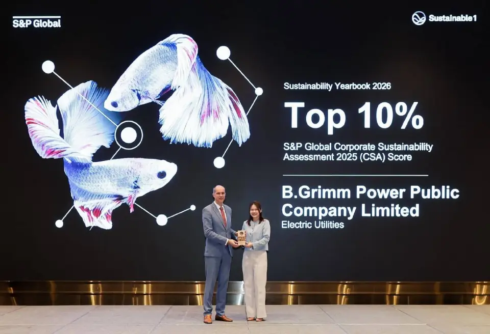 BGRIM  แกร่งระดับสากล คว้า Top 10% ดัชนีความยั่งยืน S&P 5 ปีติด