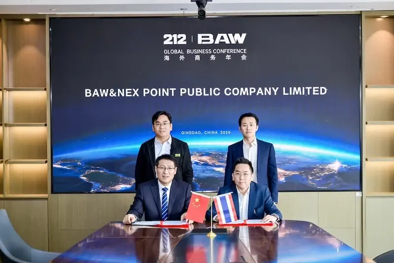 เน็กซ์ พอยท์ คว้าสิทธิ์ขายรถยนต์ไฟฟ้าจีน BAW ประเดิมรถตู้ M8