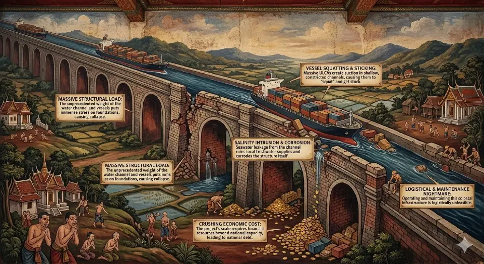ภาพลวงตาบนผิวน้ำ ทำไม Land Bridge จึงน่าสนใจกว่าสะพานน้ำข้ามคาบสมุทร