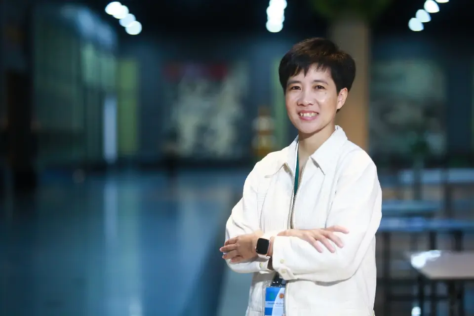นางสาวธันว์ธิดา วงศ์ประสงค์ ผู้อำนวยการสำนักพัฒนานวัตกรรมเพื่อสร้างโอกาสการเรียนรู้ กสศ.