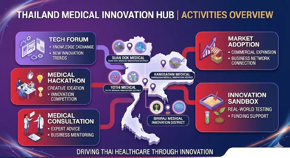 32 ภาคีแก้โจทย์-ปลดล็อกนวัตกรรม ดันไทยสู่ Medical Hub โลก