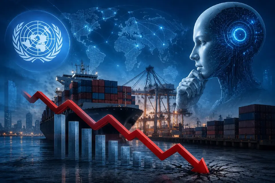AI พ่นพิษ! UNCTAD เตือน ‘ส่งออกโลก’ ปีนี้ทรุดฮวบ โตแค่ 1.5%