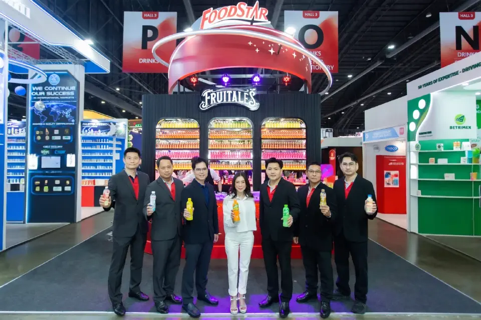 บูธสินค้า FoodStar ในงาน THAIFEX 2026  และคณะผู้บริหาร 