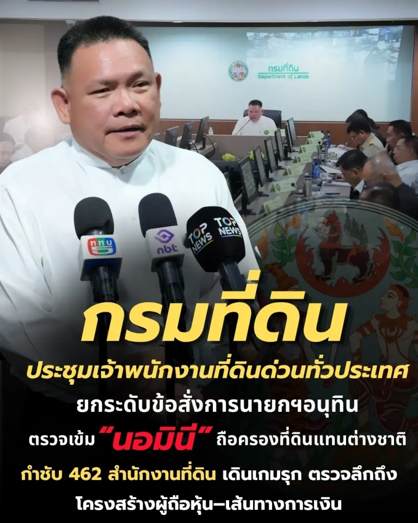 นายพรพจน์ เพ็ญพาส อธิบดีกรมที่ดิน