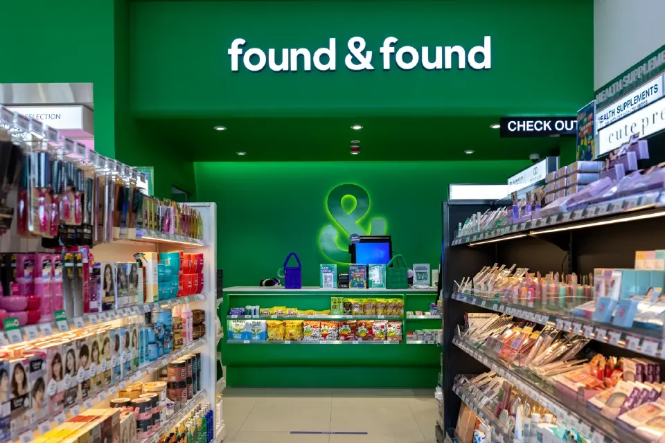 Found&amp;Found ร้านค้าปลีกด้านสินค้าสุขภาพและความงาม