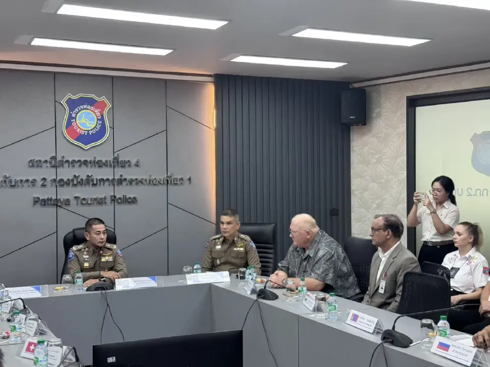 ตำรวจยกระดับความปลอดภัยพัทยา ผนึก 20 ชาติ สกัดนอมินี แก๊งสแกม อาชญากรรม