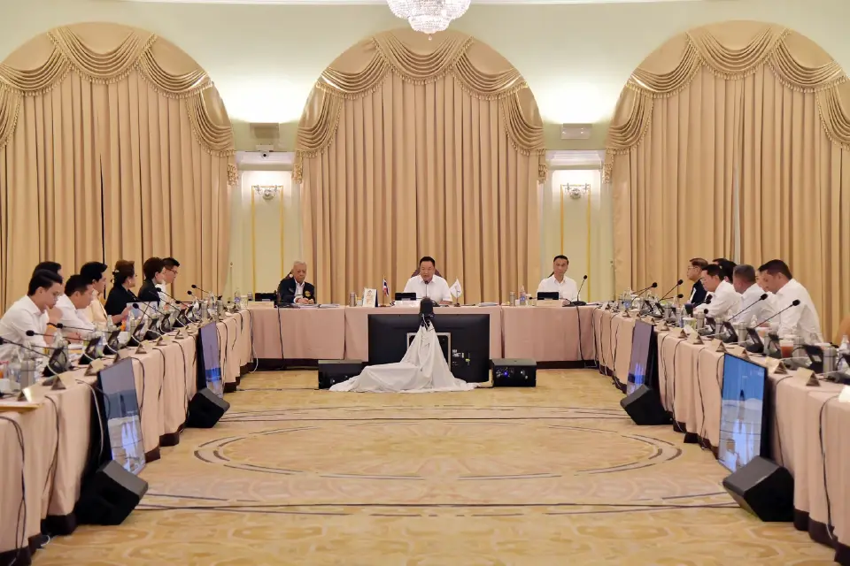 นายกรัฐมนตรี เป็นประธานการประชุมคณะรัฐมนตรี ครั้งที่ 1/2569 ณ ตึกสันติไมตรี (หลังนอก) ทำเนียบรัฐบาล วันที่ 11 เมษายน 2569