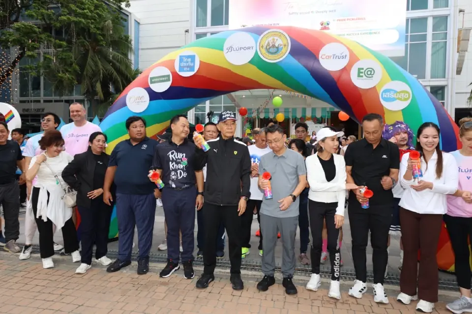“สุวัจน์ ลิปตพัลลภ”เปิดงาน Pride 2026 The Gentle Rainbow หัวหิน ปล่อยขบวนเดิน-วิ่ง 3 กิโลเมตร