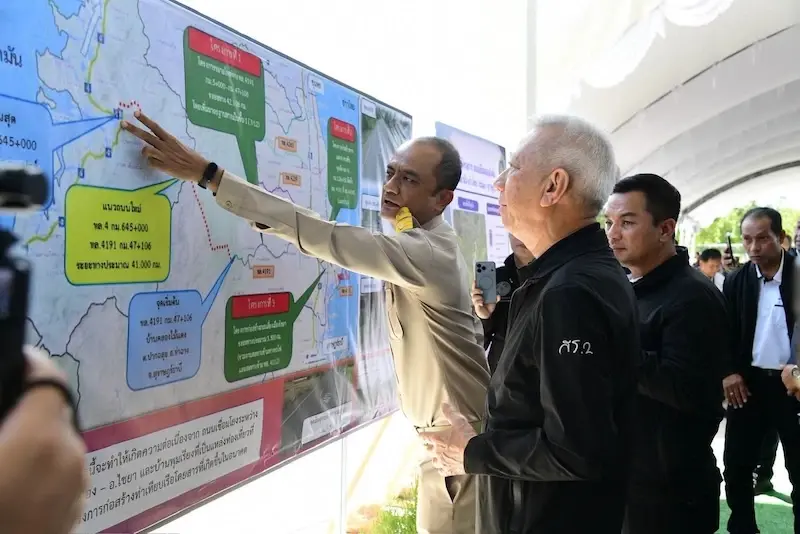 พิพัฒน์ รัชกิจประการ รัฐมนตรีว่าการกระทรวงคมนาคม ลงพื้นที่พร้อมยกระดับโครงข่ายคมนาคม จ.สุราษฎร์ธานี 