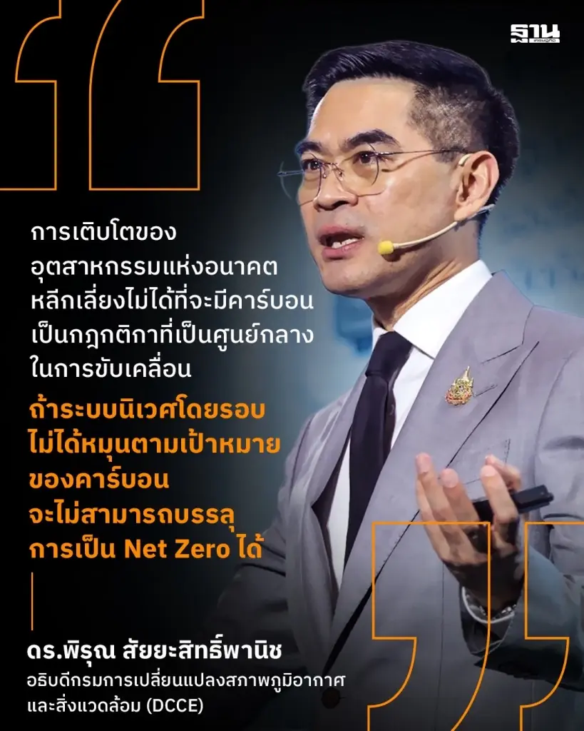 'พิรุณ'ชี้ พ.ร.บ.Climate Change มุ่งสู่ Net Zero คือทางรอดเศรษฐกิจไทย
