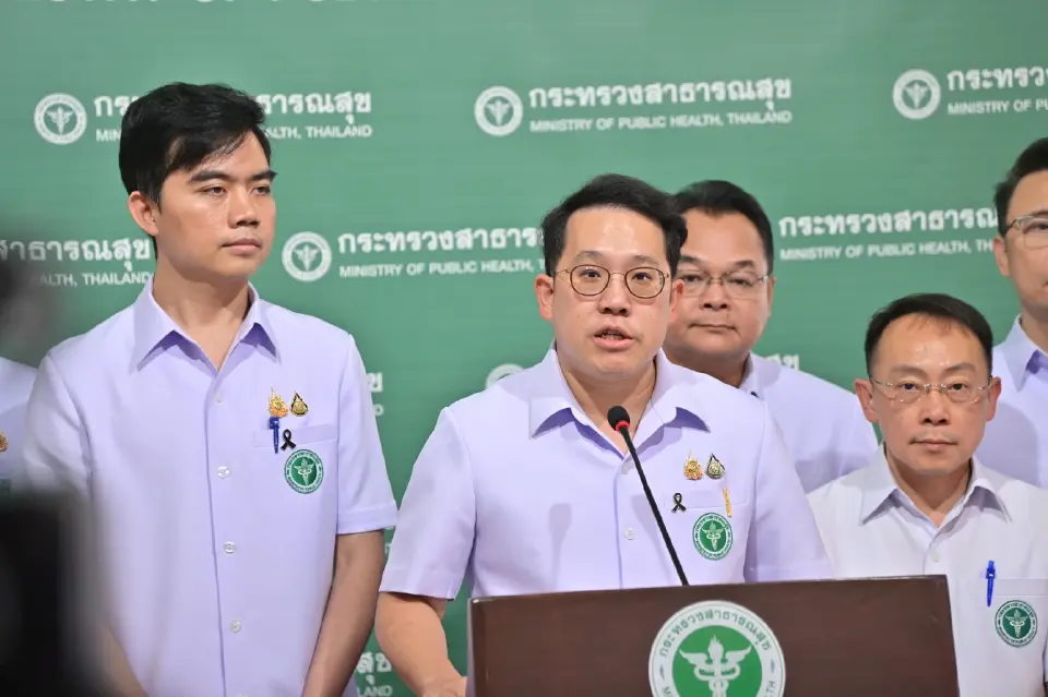 นายพัฒนา พร้อมพัฒน์ รมว.สาธารณสุข แถลงเปิดรับสมัครผู้แทนไทยเข้ารับการเลือกตั้งตำแหน่ง ผู้อำนวยการใหญ่องค์การอนามัยโลก ปี 2570