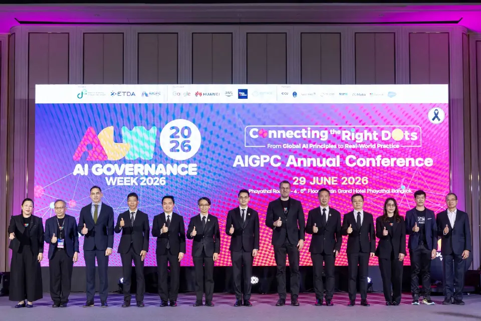 บรรยากาศการเปิดงาน AI Governance Week 2026 (AIGW 2026)