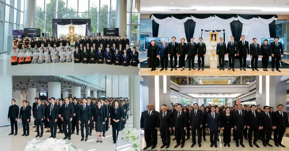 เครือซีพีทั่วโลก ร่วมถวายความอาลัย 'เจ้าฟ้าพัชรกิติยาภา'