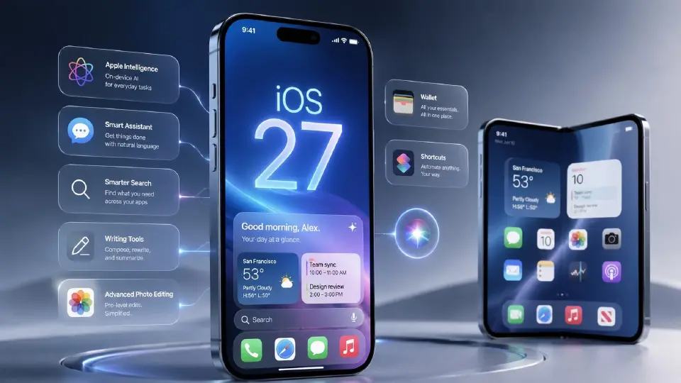 Apple จ่อเปิด iOS 27 รีเซ็ตใหญ่ระบบปฏิบัติการ ปูทาง AI-Siri โฉมใหม่