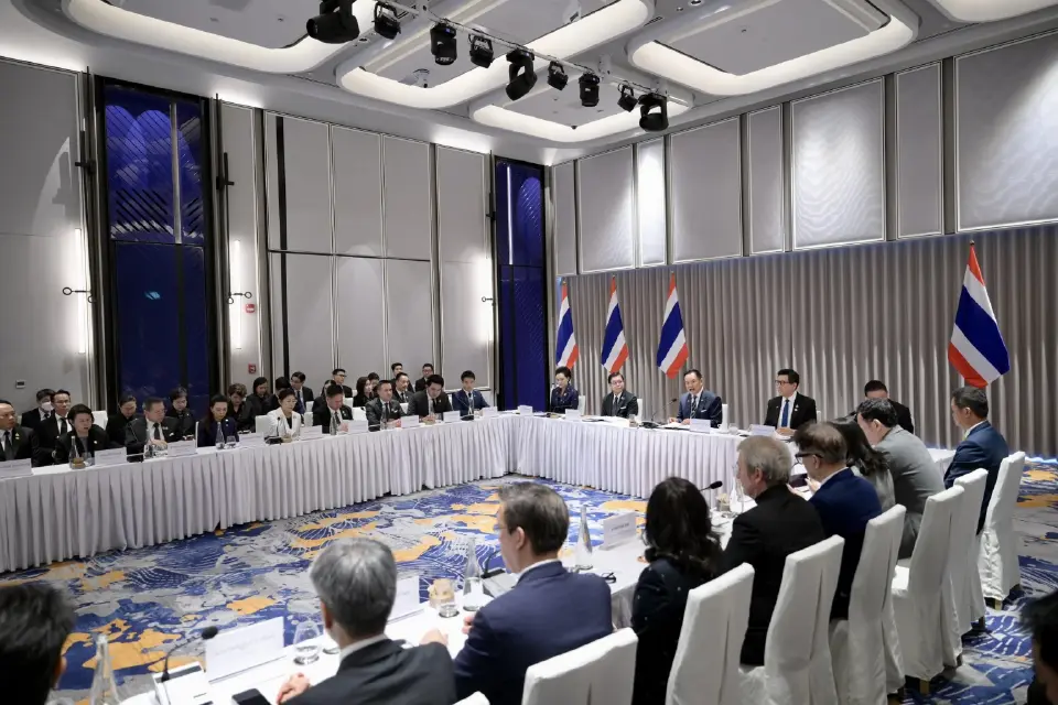 นายกรัฐมนตรีและรัฐมนตรีว่าการกระทรวงมหาดไทย พบหารือกับภาคเอกชนไทยที่ลงทุนในเวียดนาม ณ โรงแรม Fairmont Hanoi กรุงฮานอย สาธารณรัฐสังคมนิยมเวียดนาม วันที่ 8 มิถุนายน 2569
