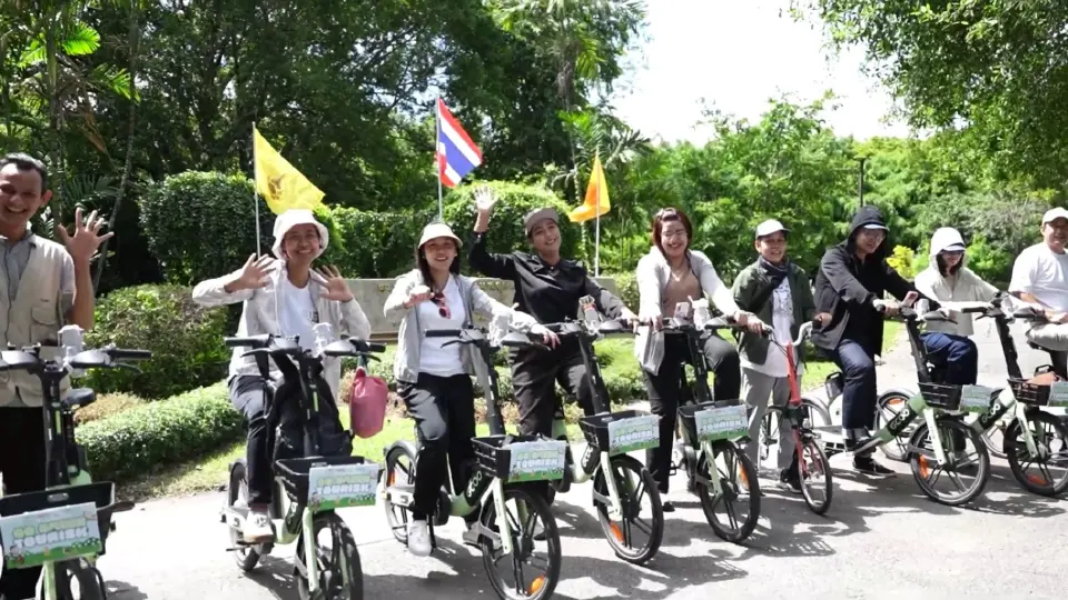 อพท. พัฒนาเส้นทางท่องเที่ยวโดยจักรยานที่เป็นมิตรต่อสิ่งแวดล้อม Go Green Tourism