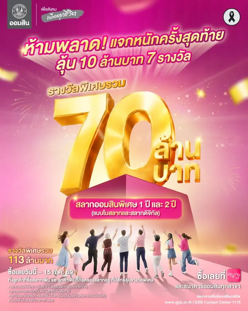 นแคมเปญฉลอง 113 ปีธนาคารออมสิน