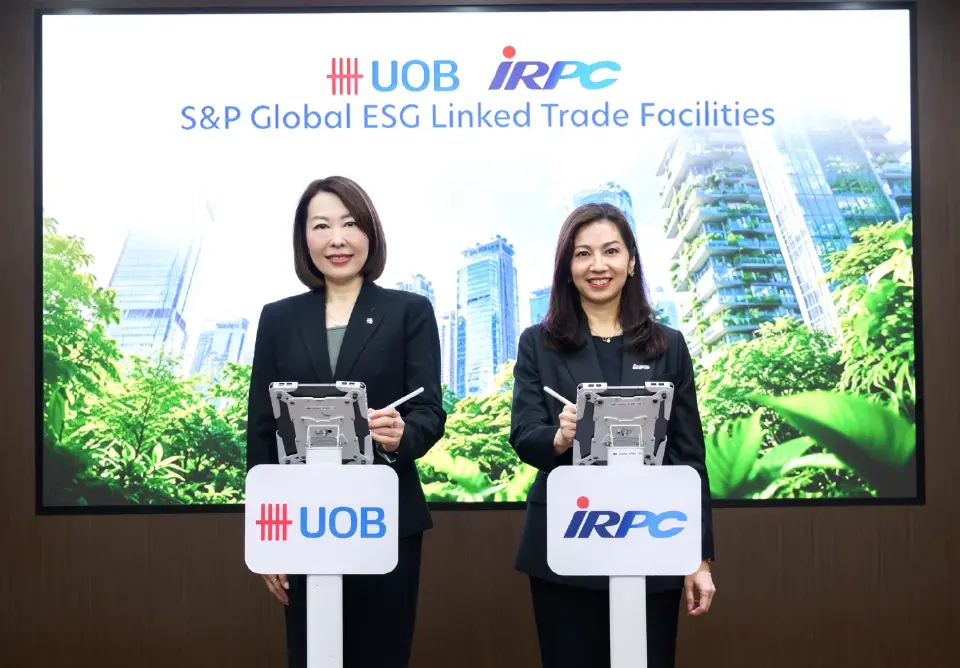 ผู้บริหาร 2 บริษัท ลงนามความร่วมมือปักหมุด Sustainable Finance ตอบโจทย์ธุรกิจยุค ESG