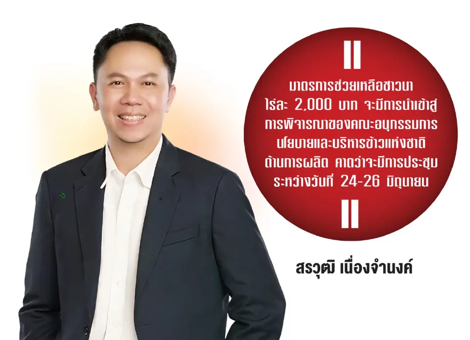 นายสรวุฒิ เนื่องจำนงค์ เลขานุการนายสุริยะ จึงรุ่งเรืองกิจ รัฐมนตรีว่าการกระทรวงเกษตรและสหกรณ์