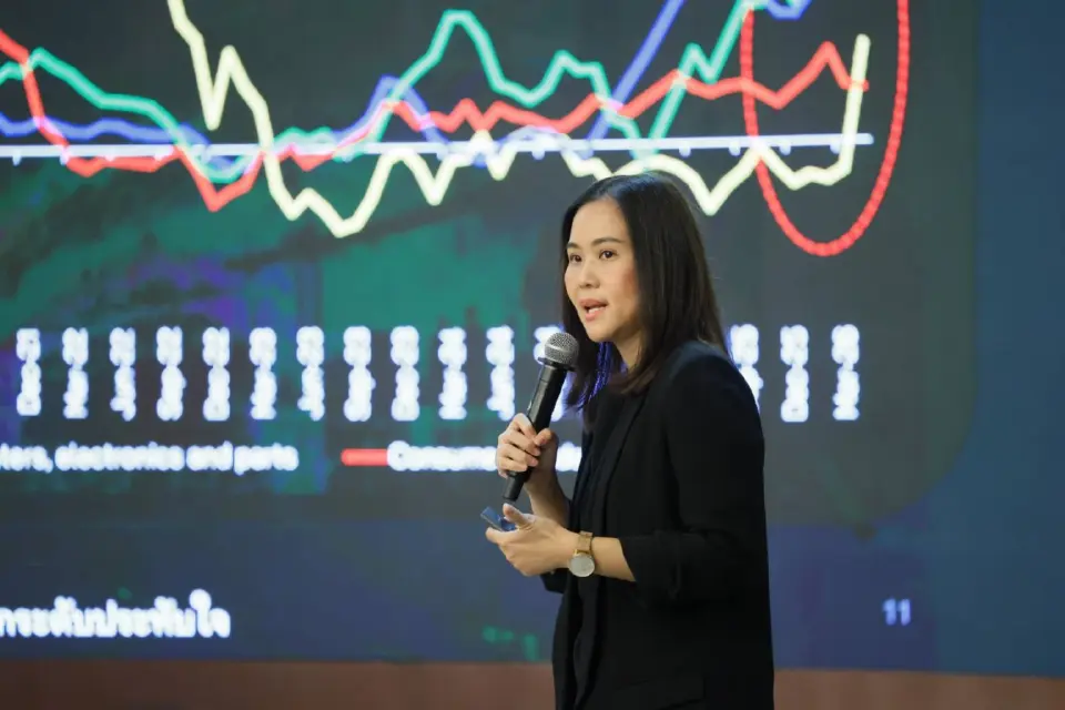 นางสาวณัฐพร ตรีรัตน์ศิริกุล รองกรรมการผู้จัดการ บริษัท ศูนย์วิจัยกสิกรไทย จำกัด