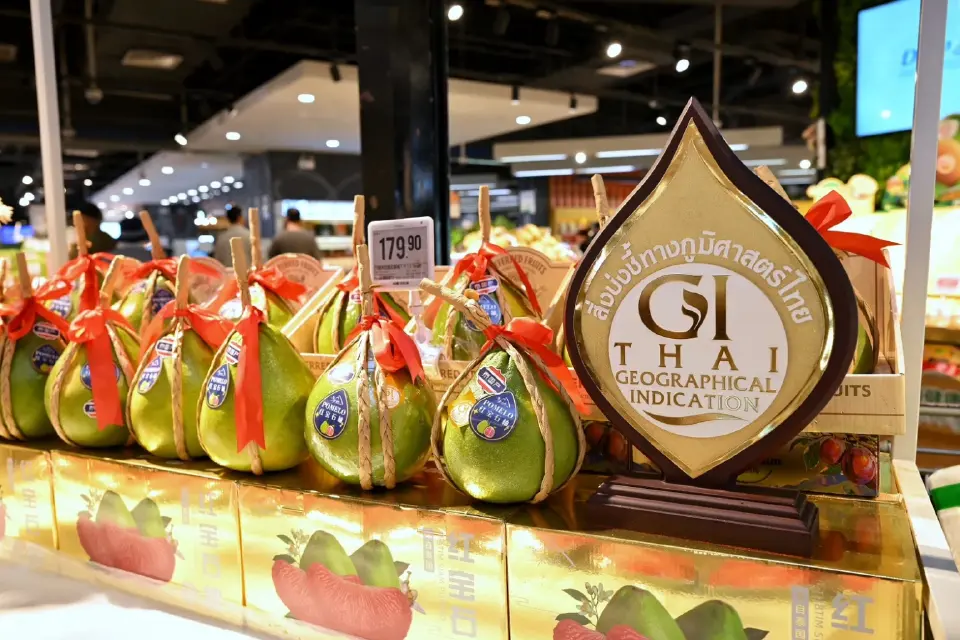 ส้มโอทับทิมสยาม สินค้า GI
