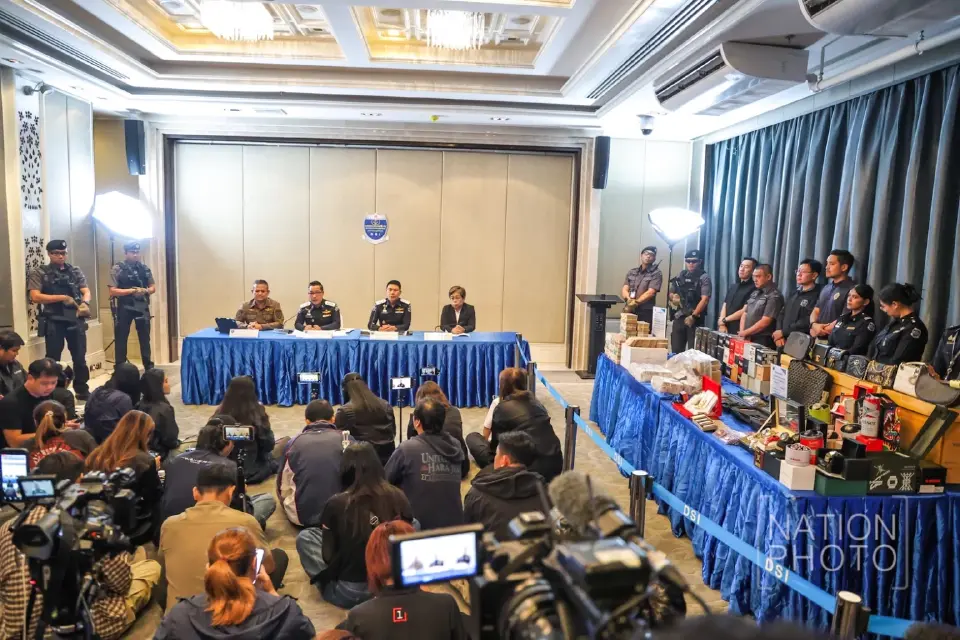 DSI แถลงผลปฏิบัติการบุกจับขบวนการ Forex เถื่อน พร้อมของกลางมูลค่ามหาศาล