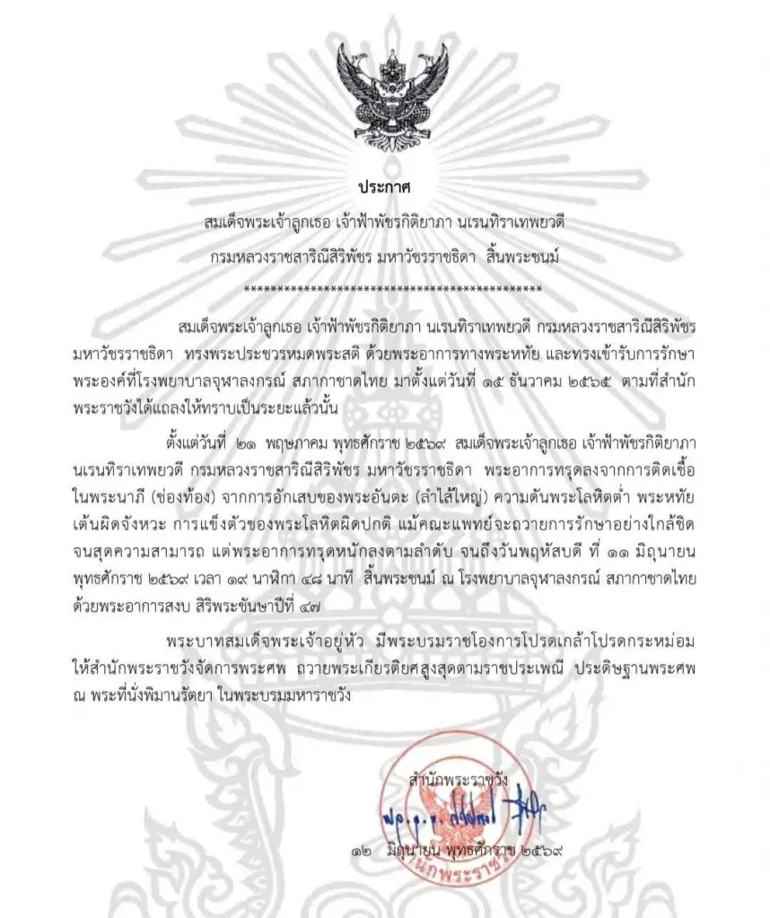 'เจ้าฟ้าพัชรกิติยาภาฯ' เจ้าหญิงนักกฎหมาย ประธานฯมูลนิธิอาสาเพื่อนพึ่ง (ภาฯ)