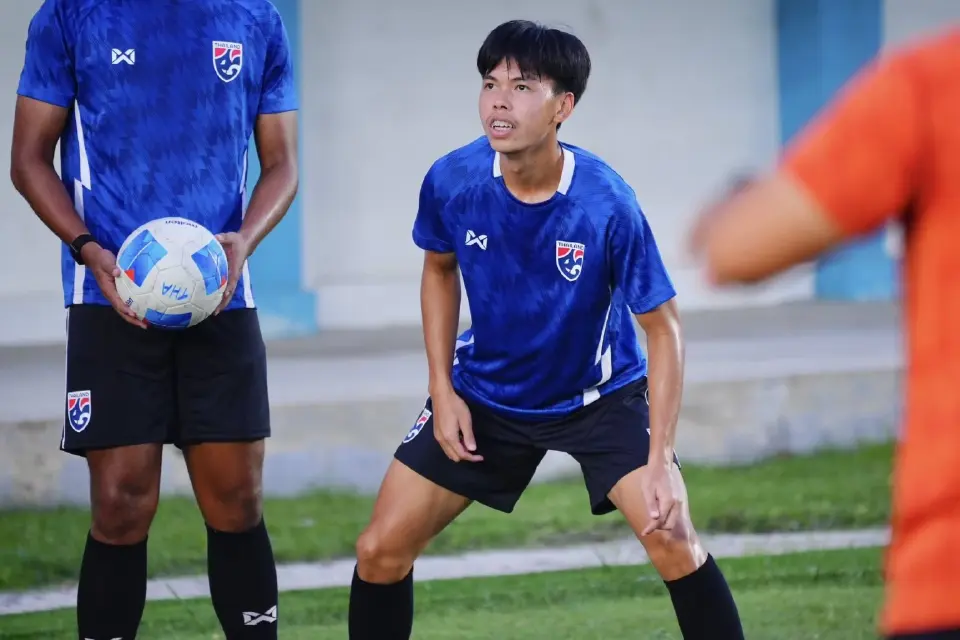 ณัฐกิตติ์ โพธิ์ศรี กองหน้าทีมชาติไทย U19 จากสโมสรการท่าเรือ เอฟซี