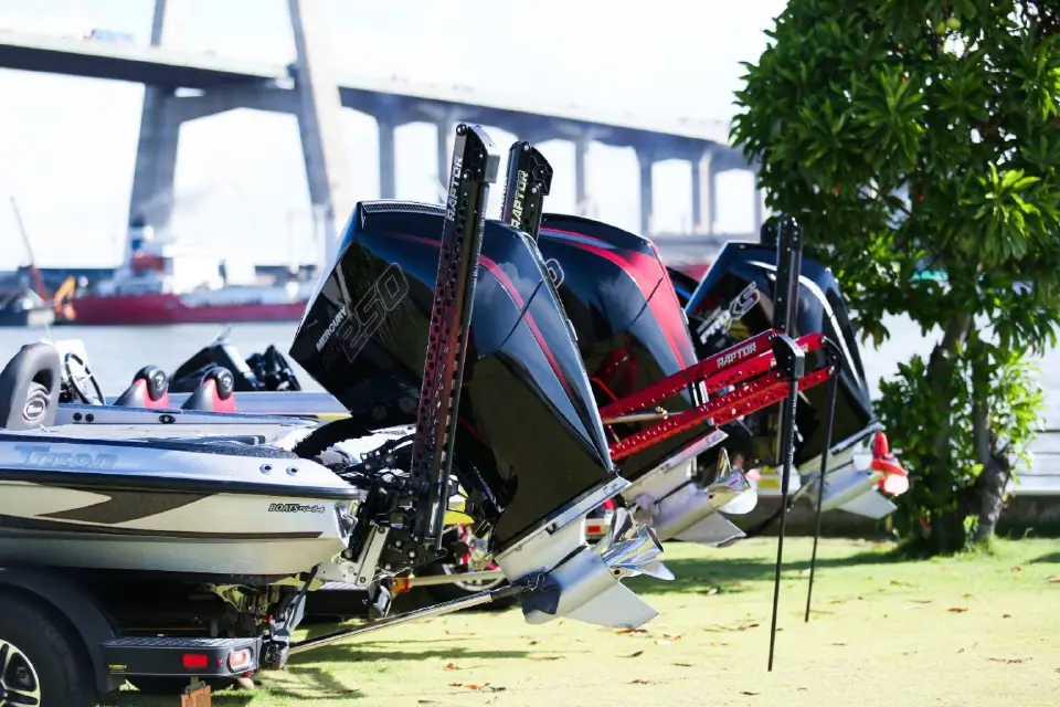 Mercury 250 Outboard พร้อม Raptor บน Triton Bass Boat ในงาน Mercury Marine Thailand Official Launch