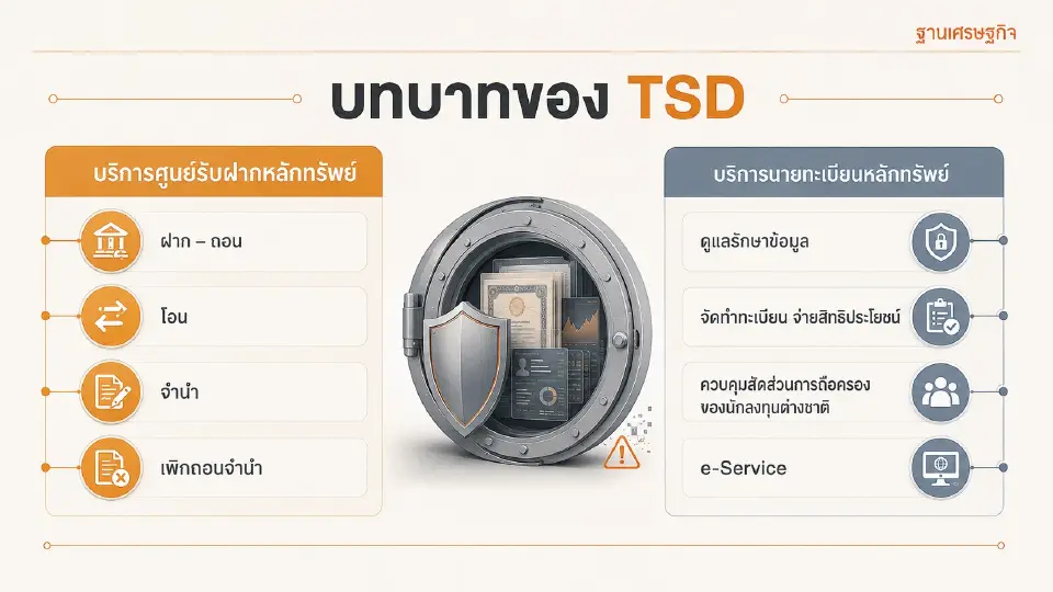 บริการหลัก 2 ด้าน ของ TSD